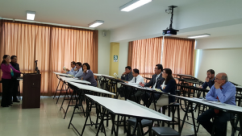 II taller informativo interno Inchipe en la Universidad Católica San Pablo